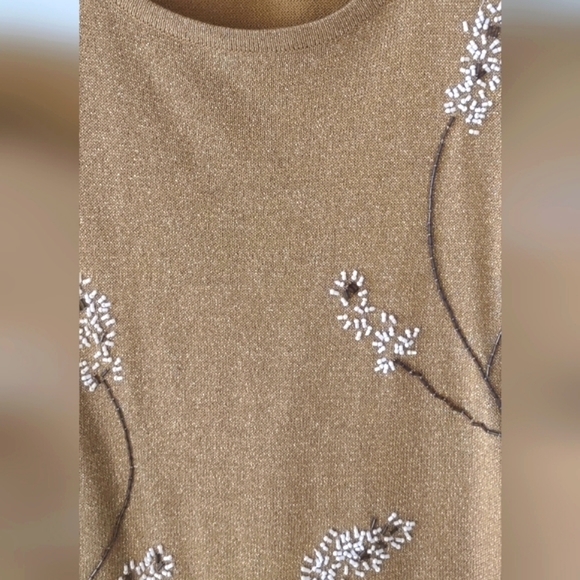 Set of 2 Vintage Embellished Sparkling Cardigan Sweater - Picture 13 of 14